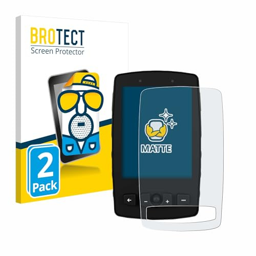 BROTECT Entspiegelungs-Schutzfolie für TwoNav Aventura 2 Plus (2 Stück) Matte Displayschutz-Folie, Anti-Reflex, Anti-Fingerprint