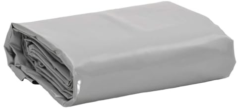 vidaXL Abdeckplane Grau 5x5 m 650 g/m²