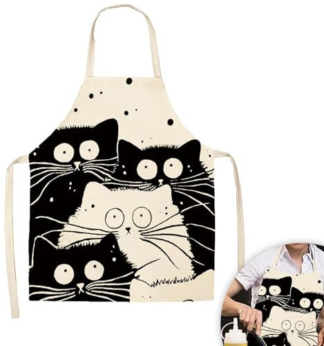 MYLERCT Schürzen, Personalisierte Schürzen, Kochschürzen für Männer, Latzschürze, das Perfekte Geschenk für den Feinschmecker Oder die Hausfrau,für Restaurants, Bistros, Grillabende und Cafés