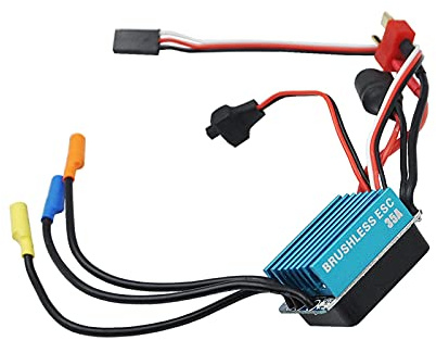 Mini 35A Brushless ESC avec 5V/2A BEC pour Pelle Hydraulique RC Moteur Tournant Contrôleur de Vitesse à Deux Voies Pièces Outils Hydrauliques Manuels (Color : 2pcs)