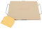 Unicook Pizzastein Brotbackstein für Backofen 40,6 x 35,6 cm - Pizzastein für Gasgrill, Pizza Backstein für Brot Keksen, Pizzapfanne aus Cordierit