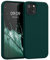 kwmobile Housse Compatible avec Apple iPhone 13 Coque - Housse de téléphone Protection Souple en TPU Silicone - Vert Bouteille