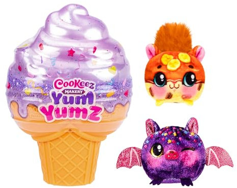 Cookeez Makery Yum Yumz (2er-Pack): Eiskalt versteckt, spielerisch entdeckt! Gib die Zutaten hinein und zaubere 2 süße, duftende Plüschtiere aus dem Eis. Inklusive Stickern. Sammle über 30 Charaktere!