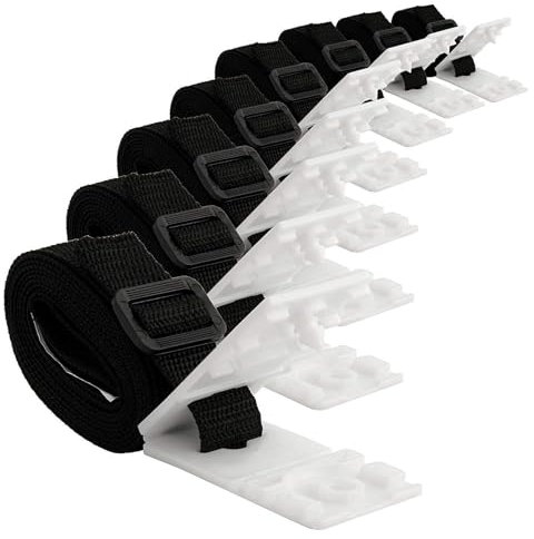 SUMMITDRAGON Swimming Pool Covers Reel Set Pool Solar Covers Roller Attachment Strap Clip Solar Covers Reel Attachment Kits Enduring