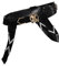 Lixinya Cosplay Fantasy Rollenspiel Schwarze Gürtel Halloween Karneval Party Kostüm Requisiten Zubehör Damen M