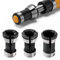 VooGenzek 3 PCS 6mm / 6.35mm / 8mm Router Bit Collet Chuck, Router Collet Chuck, Trimmer Collet Adapter, for Woodworking Trimming Engraving Machine