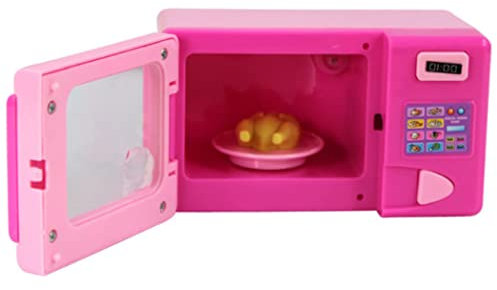 Dollhouse Microwave Mini Miniature Microwave Oven Kitchen Accessories Kids Role Playing Toy