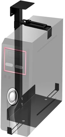 Soporte de PC Bajo el Escritorio Ajustable en Altura y Anchura, Soporte para PC Debajo del Escritorio, Soport Torre Ordenador CPU para Escritorio,Colgador de Torre Computadora de Metal,Capacidad 35kg