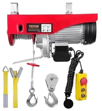 Polipastos Eléctricos De 200 A 800 Kg con Control Remoto Inalámbrico O con Cable, Grúa De Elevación, Cabrestante para Barcos, Coches, Garajes, Ascensores, Etc.,Wired 200kg