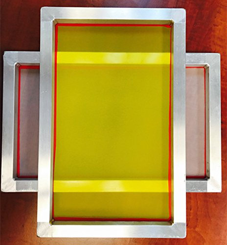 Aluminium-Siebdruck-Bildschirme, Größe 22,9 x 50,8 cm, vorgespannter Siebdruckrahmen (160 weiße Maschen)