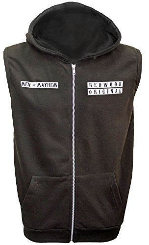 Sons of Anarchy ärmellos Reißverschluss Stil Hoodie (S-2XL) Jax Teller Redwood Original