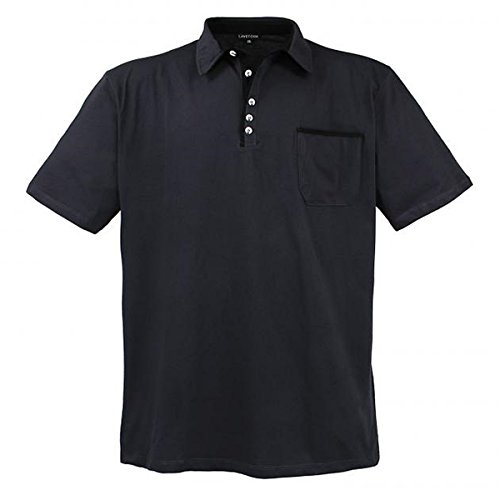 Lavecchia Herren àœbergrößen Poloshirt LV1701A , Anthrazit, 3XL