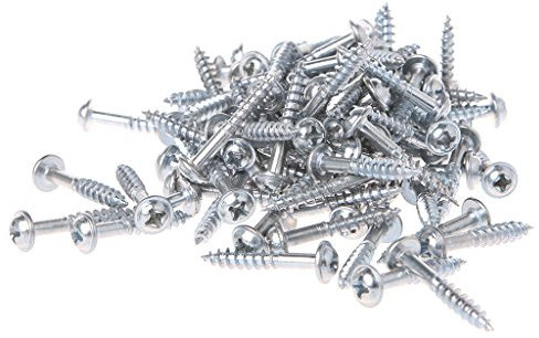 fatteryu 100 Stücke M4-25 Hochfeste schräge Loch selbstschneidende Schrauben Für Taschenloch Jig