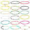 LUTER 18 Pièces Bracelets Cheville Colorés Bijoux Cheville Bracelets Cheville Bohomenian Perle à la Main Colorée Bijoux pour Filles Femmes