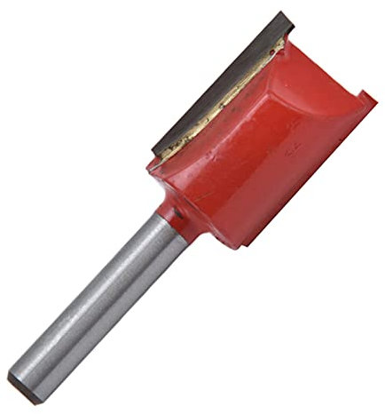 2 Flute Router Bits, Straight Bit 1/4in Shank Extended DIY for MDF for Carpenter for Solid Wood for Density Board(1/4''*18mm)