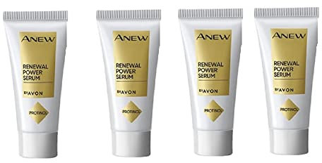 4 Stück Anew Erneuerung Power Serum mit Protinol 4 x 10 ml - Reise-/Probe-/Urlaubsgröße von AVON