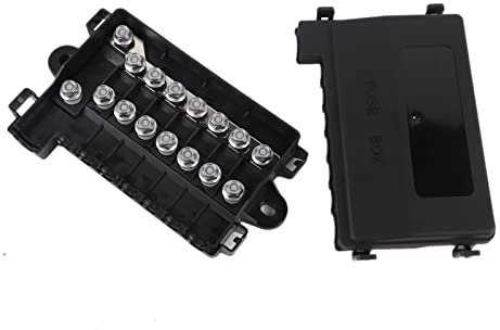 12V MIDI Mehrweg-Sicherungskastenhalter Sicherungskasten für Wohnmobil, Auto, Boot, Bus, Zubehör