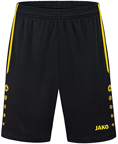 JAKO Allround Trainingsshort Kids schwarzgelb, 152 Kinder
