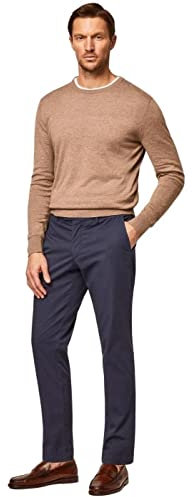 HACKETT LONDON Herren Super Lw Chino Hose, Marineblau Blazer, 33W/34L