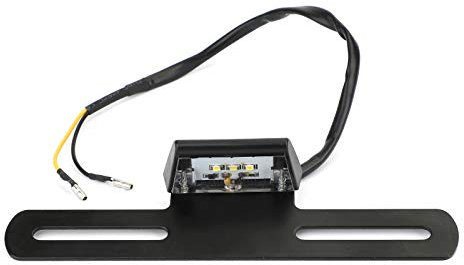 Areyourshop Universal-Motorrad-Kennzeichenhalter hinten Rahmenhalterung Eliminator mit Licht