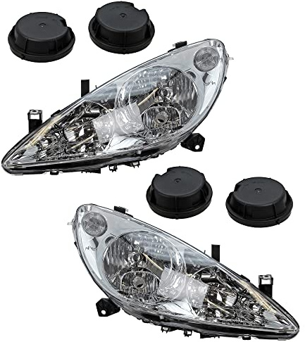 ATEC Germany 2x Hauptscheinwerfer vorne links + rechts Frontscheinwerfer, | Kompatibel mit: PEUGEOT 307, 307 Break, 307 CC, 307 SW