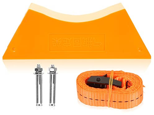 Angoily Gas Cans Bottle Belt Holder Propane Tank Holder Gas Cylinder Wall Mounted Bracket Abs Gas Cylinder Bracket Tank Bracket with Safety Strap Brake Bleeder Seat Gas Cylinder Fixing Strap