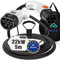 KUAX Typ 2 Ladekabel 22KW 3 Phasen Ladekabel mit 32A, 5M, 22KW, IP54, IEC-62196-2 geeignet für Model S/3/X/Y | e-Golf/e-UP/ID.3 | i3/i8 (Weiß)