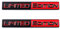 2 Stück Limited Edition Auto-Aufkleber Das Sind Autoaufkleber für Auto Motorrad LKW (Schwarz / Rot)