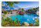 Paul Sinus Wandbild 120x80cm Kefalonia Griechenland Mittelmeer Meer Sonnenschein