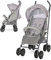 Lorelli Kinderwagen Ida, Reisebuggy, Baby Buggy klein zusammenklappbar, leicht, nur 8,6 kg, kompakter Sportsitz bis 15kg, Kinderbuggy mit verstellbarer Rückenlehne und Fußstütze, 5-Punkt-Gurt, grau