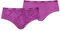 Puma Hipster sous-vêtement, Rose, XS (Lot de 2) Femme