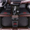 Auto FußMatten für 95% der Automodelle All Wetter Luxus Leder fußmatten Stufenheck,Schrägheck,Coupe,Kombi,Cabriolet,Großraumlimousine 2000-2023(Schwarz)