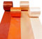 60m Orangefarbenes Satinband 50mm Breit Ombre-Orange-Band für DIY-Bastelarbeiten Geschenke Verpackungen Einladungskarten Party-Hintergrund Hochzeit Bachelorette Geburtstag Brautparty Herbst Deko