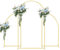 Set di 3 Supporto per sfondo ad arco per matrimonio in metallo, decorazione per compleanni, feste, matrimoni, cerimonie (220 + 150 + 150 cm)