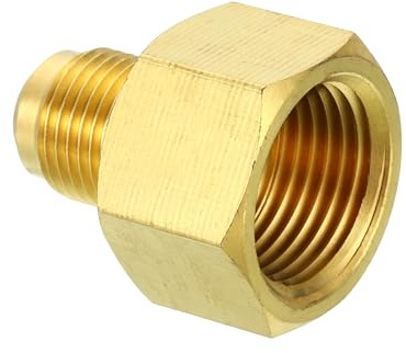 PATIKIL Connecteurs Évasés Femelles 5/8 x 3/8 Mâle Évasé SAE à 45 Degrés