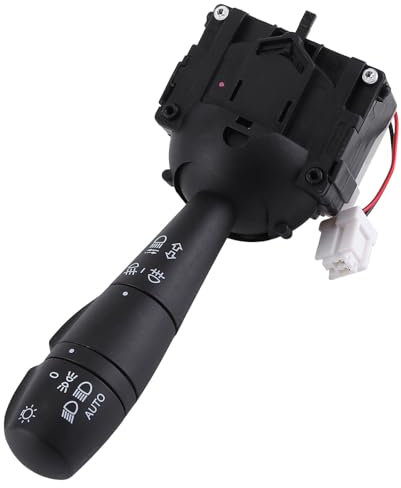 8201167992 Lenkstockschalter Blinkerschalter Kompatibel für Renault Captur Clio 4 Trafic Twingo 3 Lenksäule Blinker mit Nebelschlussleuchte-Funktion 255675887R Lenksäule Lichtschalter Kombischalter