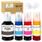 JoyPrinting GI-51 GI51 Ink Bottles Compatible with Canon Pixma GI51 GI-51 Ink Bottle Multipack for Pixma G1520 G1530 G1560 G2520 G2560 G2570 G3520 G3560 G4570(4-Pack, Black Cyan Magenta Yellow)