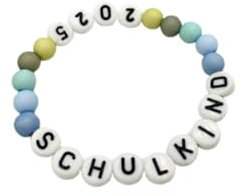 Schulkind Armband Geschenk Junge Einschulung Perlenarmband Schultüte Schulanfang