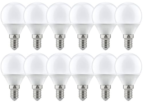 NCC-Licht 12 x LED Leuchtmittel Tropfen 5,5W = 40W E14 matt 470lm warmweiß 2700K