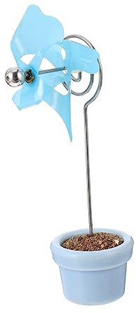 ULDIGI Blumentopf-fotohalter Aus Kunststoff Windmühlen-ornament Mit Tischplatte Fotoclip Bildhalter Für Büro Schlafzimmer Wohnzimmer Dekoration Für Studenten Angestellte