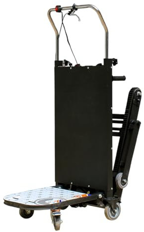 Beachtiful Elektrischer Treppensteiger Sackkarre, 2980 W Angetriebener Elektrischer Treppenwagen, der Schwere Gegenstände Mühelos Treppen Hinauf und Hinunter Bewegt, 500 kg Tragkraft