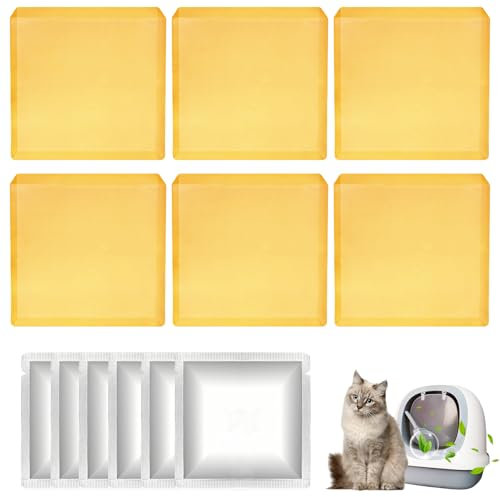 Geruchsvernichter Für Pura Max Selbstreinigung Katzentoilette, 6 Stück Katzentoilette Geruchsentferner, Geruchsbeseitiger Selbstreinigende Katzentoilette, Katzenurinkot-Geruchsentferner