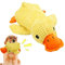 agctrler Pfotenstern Anti Stress Ente Hund, 32cm Kuscheltier Ente, Gelbe Anti Stress Ente für Hunde, Beruhigende Ente für Hunde, Interaktives Stabiles Anti Stress Spielzeug für Kleine Hund (Gelb)