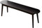 WXZXWXZX Sitzbank Esszimmer Hocker Holzbank Küchenbank Bank Flur Eckbank Esszimmer Bettbank Essbank Garderobenbank Bench für Garderobe Küche Wohnzimmer Eingang Schlafzimmer(Nero,100cm(39in))