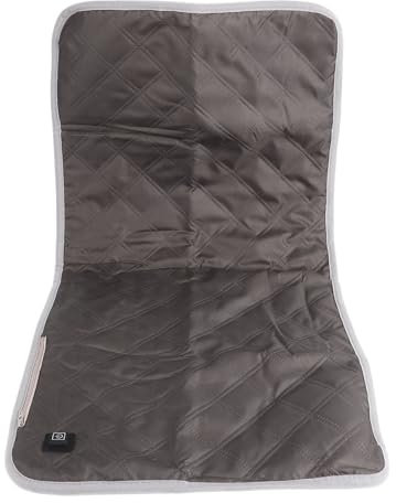 Aramox 5V Tragbares, Faltbares, Beheiztes Stuhlpolster-Sitzkissen für Outdoor-Stadion, Camping, Zuhause (Black)