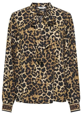 ONLY Damen Onlveda Border L/S Bow Top WVN
