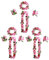 duoyif Colliers De Fleurs Hawaïennes Hula Luau Collier Tahitienne Bracelet Bandeau Hawaïen Colliers Fleurs Hawaïen pour Carnaval Fêtes sur La Plage Hawaï Fête Anniversaires (3 Sets Rose V)