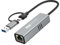 5G USB 3.2 Ethernet-Adapter mit RTL8157, 2-in-1 USB-A/Typ-C auf 5 Gbit/s Netzwerkkarte, RJ45 LAN-Konverter für PC, Laptop, Windows, Mac, OS, Linux (5 Gbit/s benötigt Typ-C > 3,2)