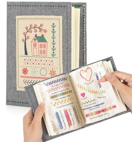 Embroidery Stitches Book High Density Linen Stitch DIY Guide for Beginners