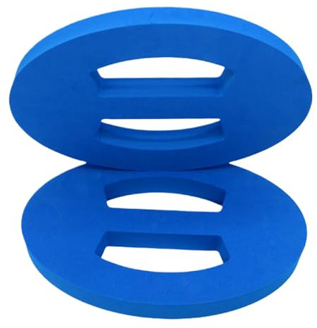 Discos de ejercicio acuático, pesas de espuma EVA, accesorios de entrenamiento de resistencia acuática de mano, equipo aeróbico de natación para principiantes, 2 piezas